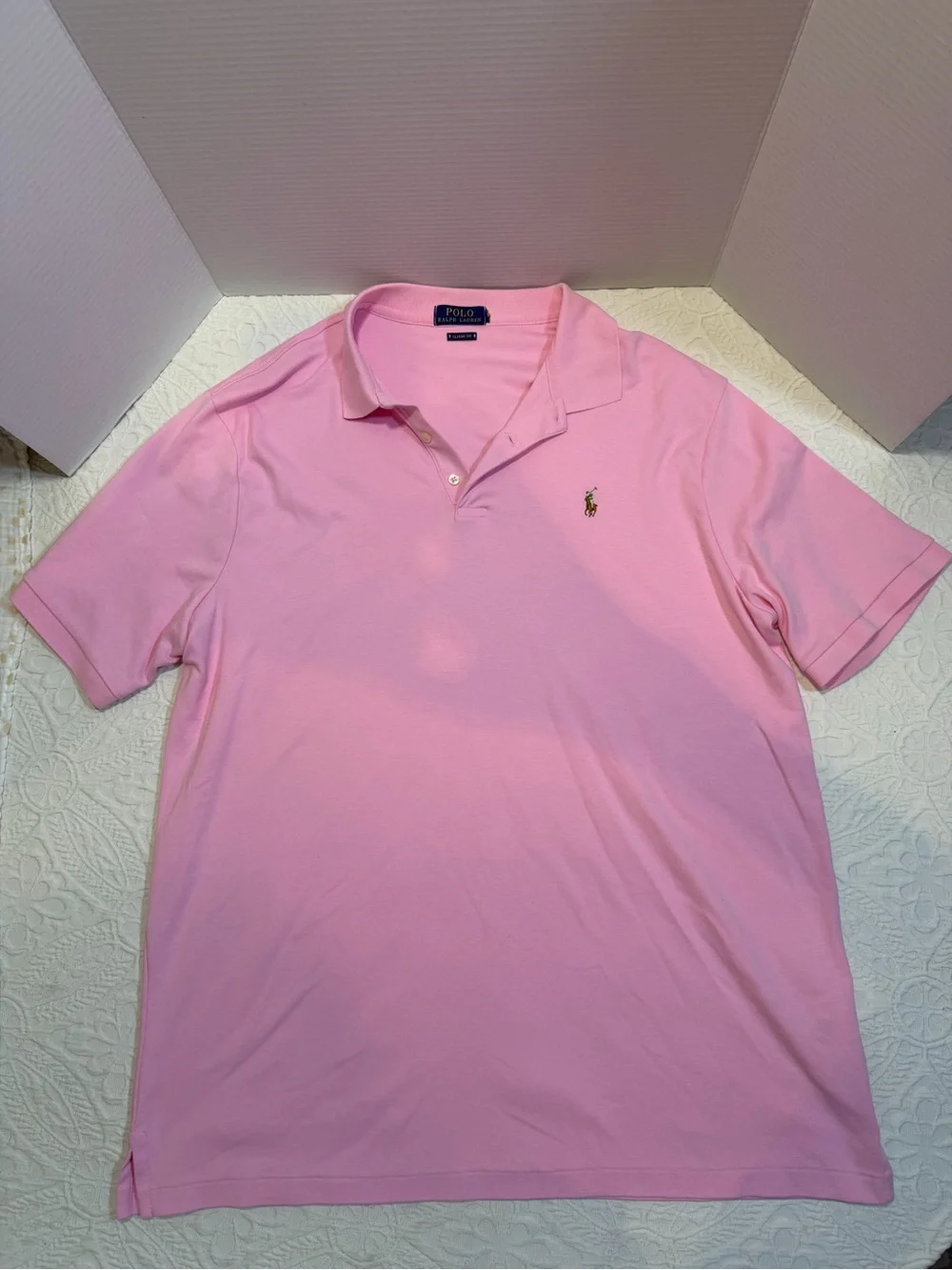 Ralph Lauren Mens Short Sleeve Polo Shirt with Pony L (?) Cotton No size Tag
